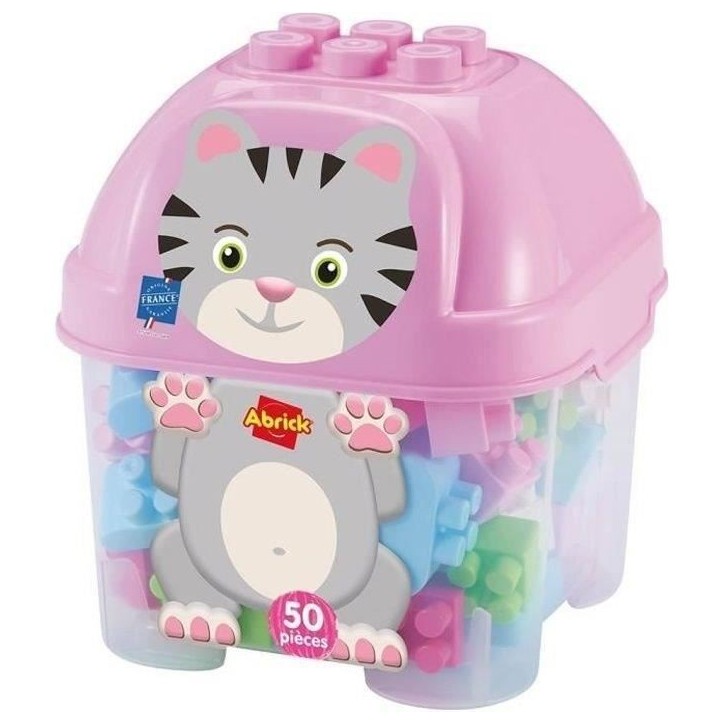ECOIFFIER - 1928 - Baril chat 50 pieces - Abrick ECOIFFIER - 1928 - Baril chat 50 pieces - Abrick