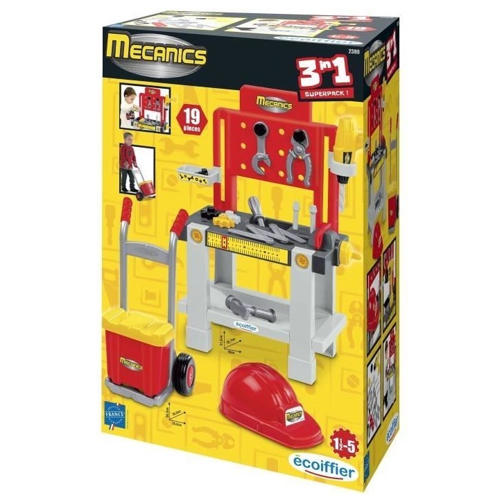 Super Pack Mécanics - ECOIFFIER - A partir de 18 mois