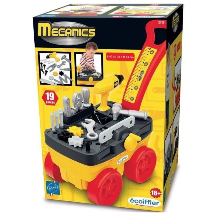 Chariot mécanique - ECOIFFIER - A partir de 18 mois Chariot mécanique - ECOIFFIER - A partir de 18 mois