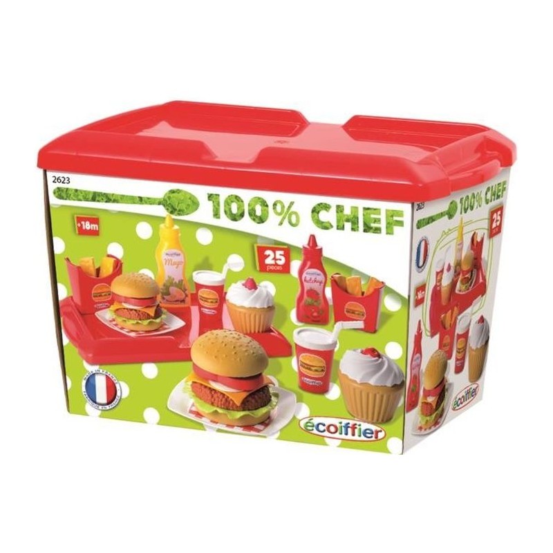 ECOIFFIER CHEF Set Hamburger ECOIFFIER CHEF Set Hamburger