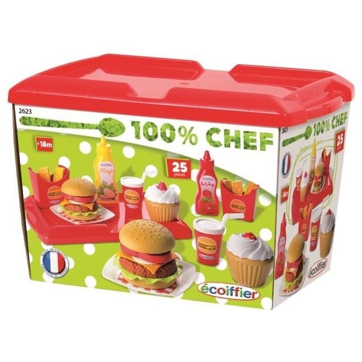 ECOIFFIER CHEF Set Hamburger ECOIFFIER CHEF Set Hamburger