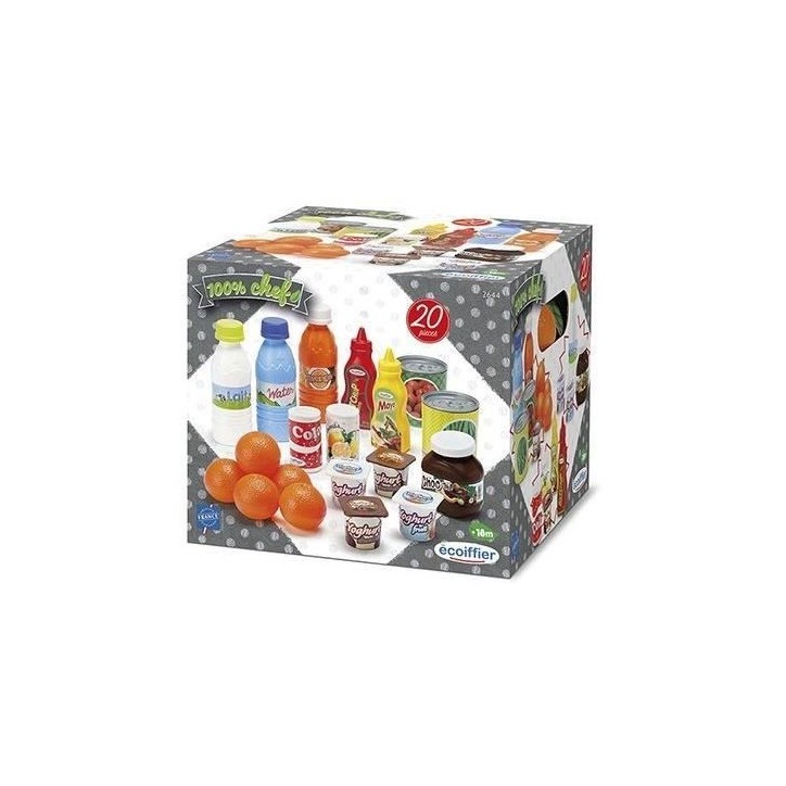 ECOIFFIER CHEF Pack Drive Accessoires Dinette - 20 pieces - 100% chef ECOIFFIER CHEF Pack Drive Accessoires Dinette - 20 pieces - 100% chef