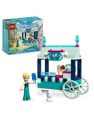 LEGO 43234 Disney Princess Les Délices Glacés d'Elsa, Jouet avec Mini Poupée Elsa de La Reine des Neiges