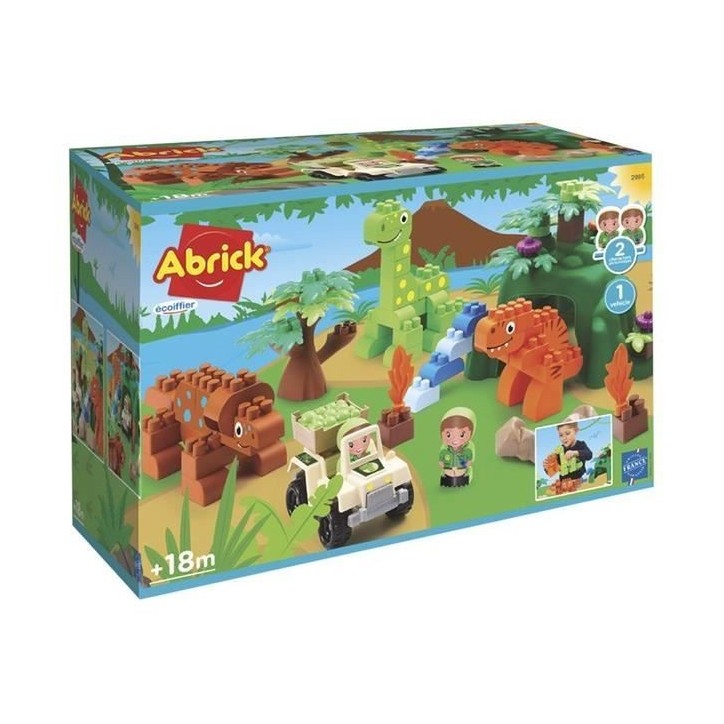 Jouet de construction Dinoland - Abrick - ECOIFFIER - A partir de 18 mois Jouet de construction Dinoland - Abrick - ECOIFFIER - A partir de 18 mois