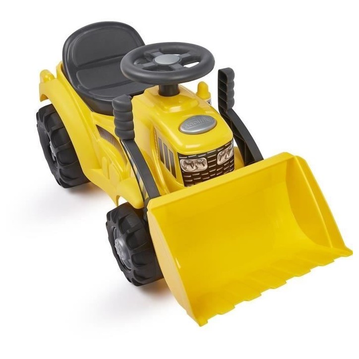 Porteur Tracto pelle - ECOIFFIER - Jaune - Pour Enfant de 12 a 36 mois