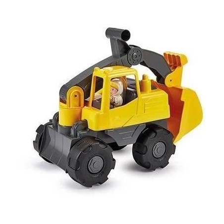 Pelleteuse - ECOIFFIER - Jaune et gris - Des 18 mois - Origine France Garantie