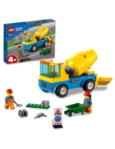 Jeu de construction - LEGO - City Le Camion Bétonniere - Véhicule de construction pour enfants des 4 ans