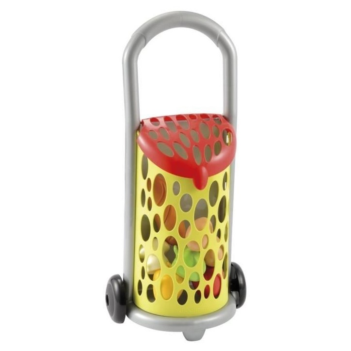 Jeu d'imitation commerçant - ECOIFFIER Chef - Chariot Marché - 7 produits frais - Fabrication française Jeu d'imitation commerçant - ECOIFFIER Chef - Chariot Marché - 7 produits frais - Fabrication française