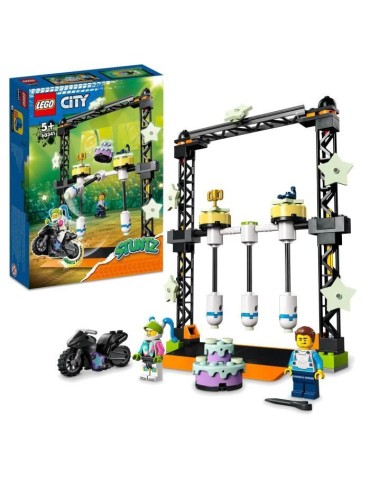 LEGO 60341 City Stuntz Le Défi de Cascade : Les Balanciers, Jouet Moto d'Aventure de Stunt Bike pour Filles et Garçons des 5 a