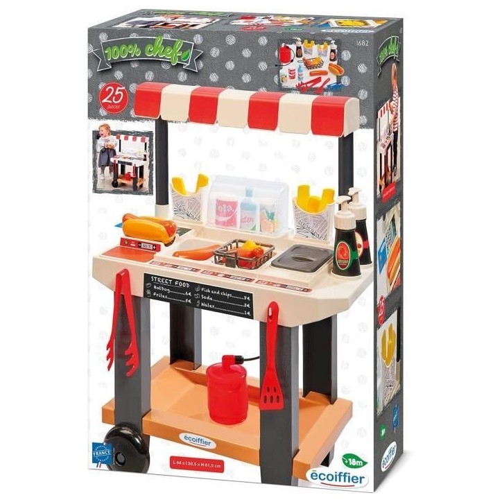 Jeux d'imitation : cuisine Street food - ECOIFFIER - 1682 Jeux d'imitation : cuisine Street food - ECOIFFIER - 1682