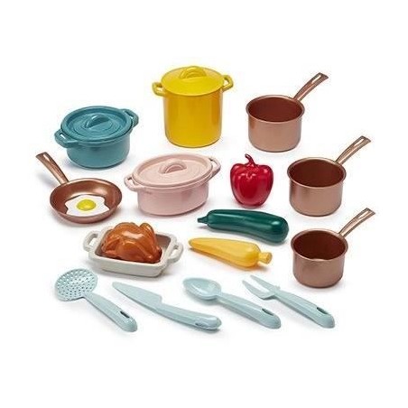 Batterie de casseroles - Vert Azur ECOIFFIER