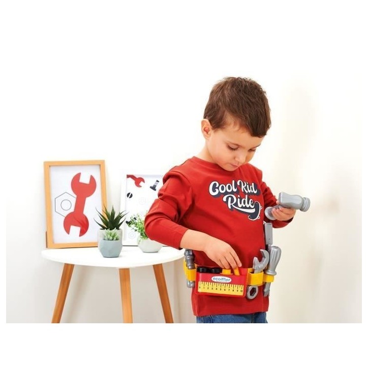 Malette ceinture a outils - ECOIFFIER - 2418 - La ceinture du bricoleur Malette ceinture a outils - ECOIFFIER - 2418 - La ceinture du bricoleur