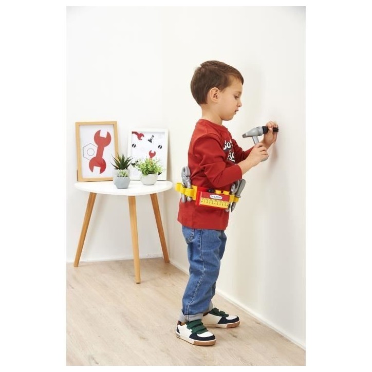 Malette ceinture a outils - ECOIFFIER - 2418 - La ceinture du bricoleur Malette ceinture a outils - ECOIFFIER - 2418 - La ceinture du bricoleur