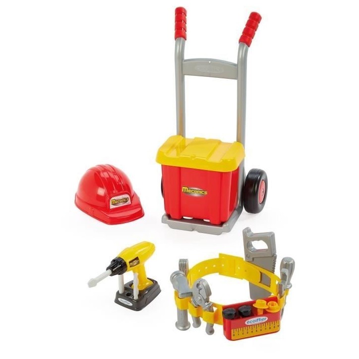 Panoplie bricoleur 4 en 1 - ECOIFFIER - 2420 - Tout pour bricoler Panoplie bricoleur 4 en 1 - ECOIFFIER - 2420 - Tout pour bricoler