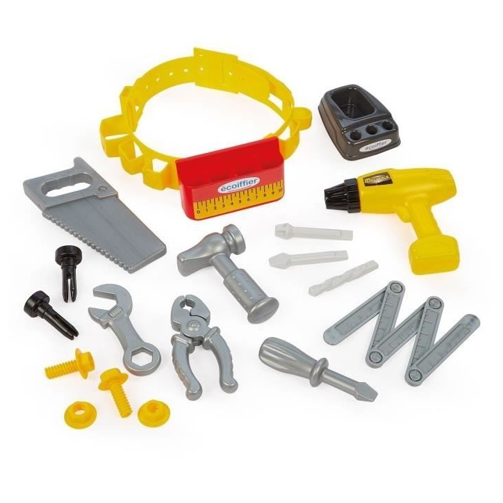Panoplie bricoleur 4 en 1 - ECOIFFIER - 2420 - Tout pour bricoler Panoplie bricoleur 4 en 1 - ECOIFFIER - 2420 - Tout pour bricoler