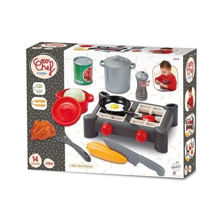 Dinette réchaud - Jeu d'imitation - ECOIFFIER - +18 mois Dinette réchaud - Jeu d'imitation - ECOIFFIER - +18 mois