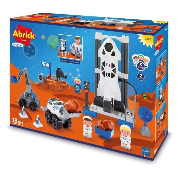Base Spatiale - construction en briques - des 18 mois - Abrick Base Spatiale - construction en briques - des 18 mois - Abrick