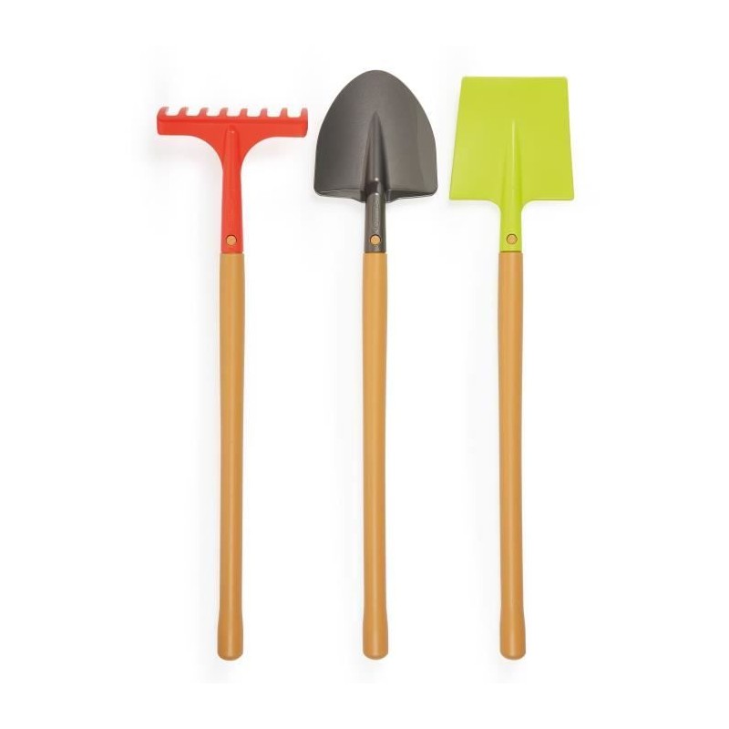 Filet de 3 grands outils de jardin - ECOIFFIER - 4338 - Préparons la