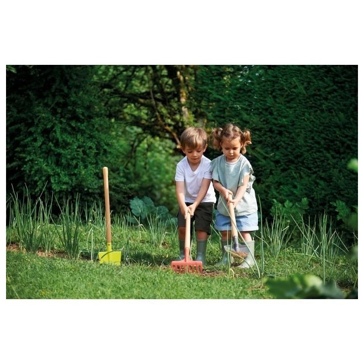 Filet de 3 grands outils de jardin - ECOIFFIER - 4338 - Préparons la terre - 70 cm Filet de 3 grands outils de jardin - ECOIFFIER - 4338 - Préparons la terre - 70 cm