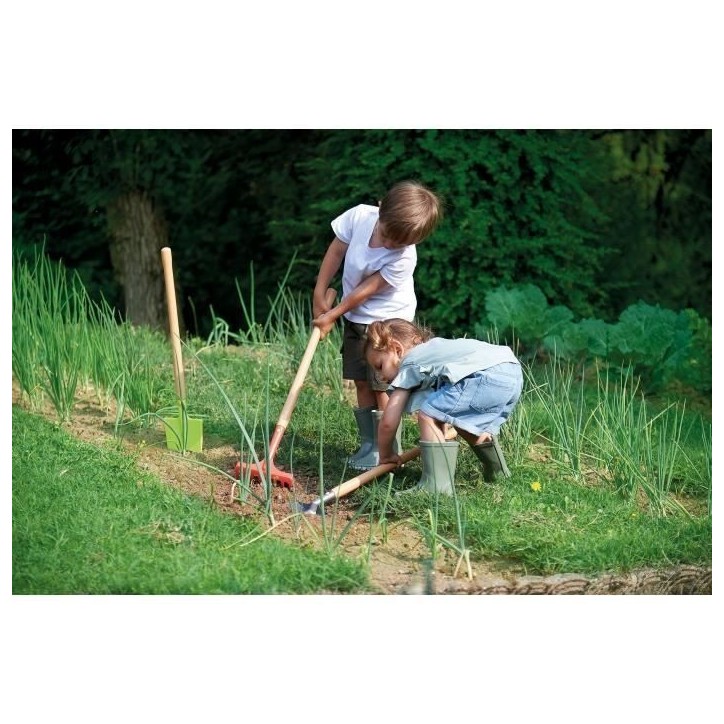 Filet de 3 grands outils de jardin - ECOIFFIER - 4338 - Préparons la terre - 70 cm Filet de 3 grands outils de jardin - ECOIFFIER - 4338 - Préparons la terre - 70 cm