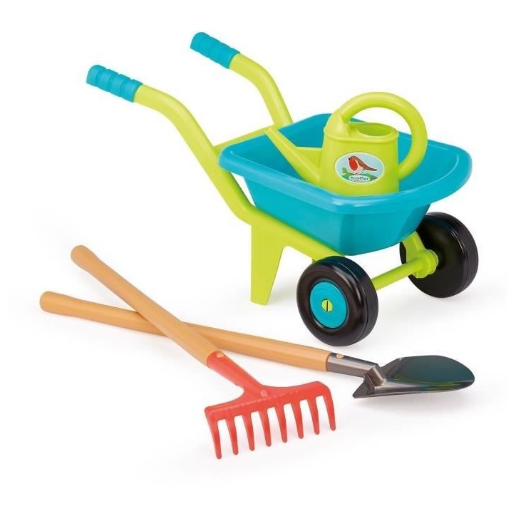 Brouette de jardin garnie Deluxe - ECOIFFIER - 4539 - Pour le travaux de jardinage Brouette de jardin garnie Deluxe - ECOIFFIER - 4539 - Pour le travaux de jardinage