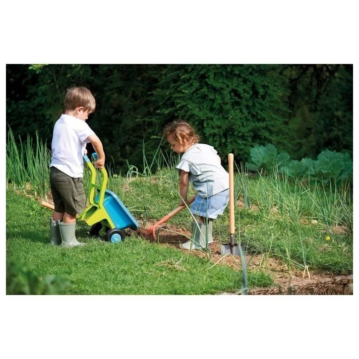 Brouette de jardin garnie Deluxe - ECOIFFIER - 4539 - Pour le travaux de jardinage Brouette de jardin garnie Deluxe - ECOIFFIER - 4539 - Pour le travaux de jardinage