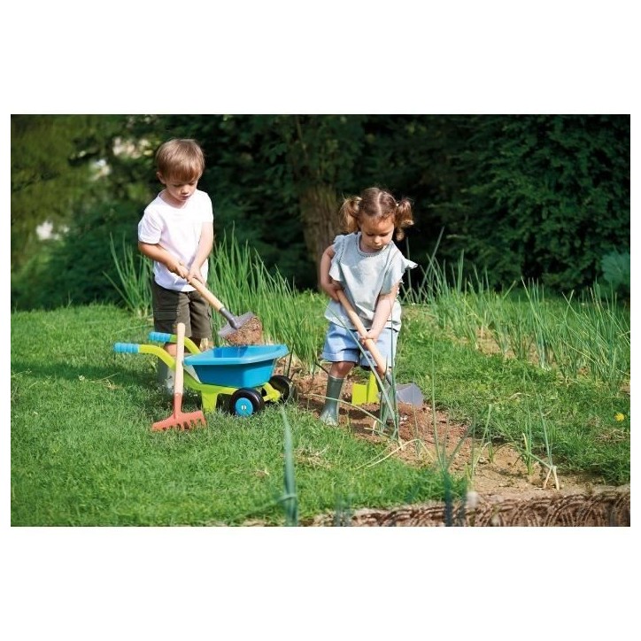Brouette de jardin garnie Deluxe - ECOIFFIER - 4539 - Pour le travaux de jardinage Brouette de jardin garnie Deluxe - ECOIFFIER - 4539 - Pour le travaux de jardinage