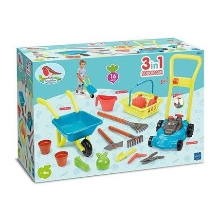 Super pack jardin 3 en 1 ECOIFFIER