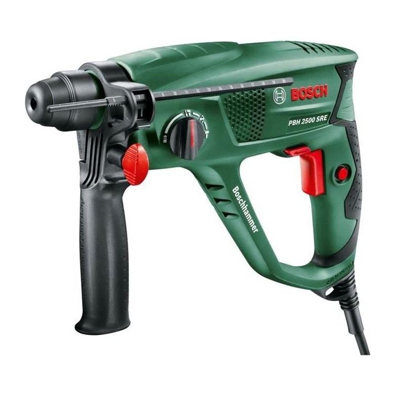 Perforateur Bosch - PBH 2500 SRE (600W, 1,9 J, 0 – 5.100 cps/min, Li Perforateur Bosch - PBH 2500 SRE (600W, 1,9 J, 0 – 5.100 cps/min, Li