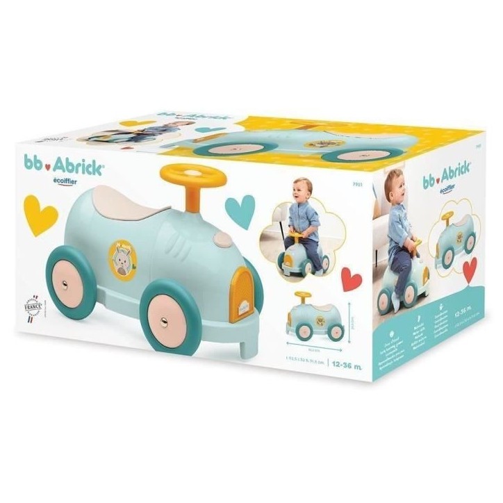 ECOIFFIER 7951 BB Abrick - Porteur bolide - En piste ECOIFFIER 7951 BB Abrick - Porteur bolide - En piste
