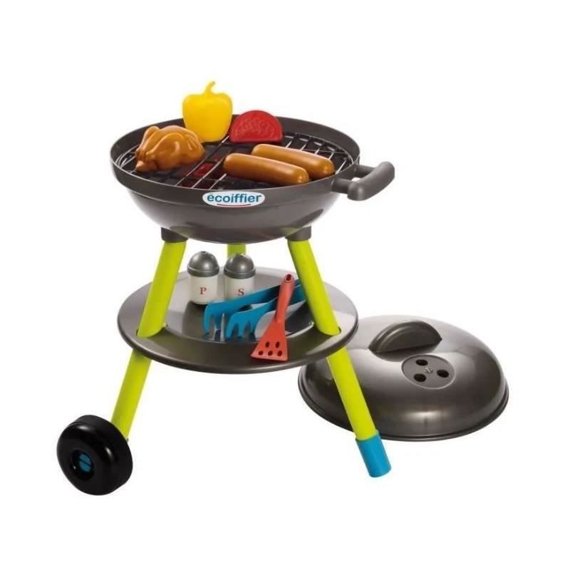 Jouets Ecoiffier - Barbecue Charbon + 16 Accessoires - Outillage de Ja Jouets Ecoiffier - Barbecue Charbon + 16 Accessoires - Outillage de Ja