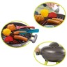 Jouets Ecoiffier - Barbecue Charbon + 16 Accessoires - Outillage de Ja
