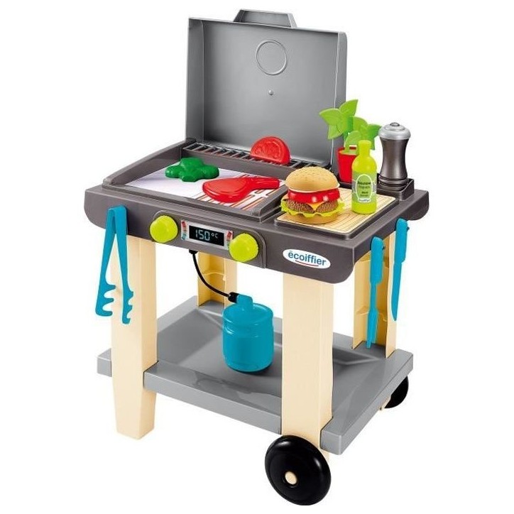 La Plancha + 12 Accessoires inclus, Jeu d'imitation, Outillage de jardin pour enfants, Jouets Ecoiffier 4669, Des 18 mois, Fabri La Plancha + 12 Accessoires inclus, Jeu d'imitation, Outillage de jardin pour enfants, Jouets Ecoiffier 4669, Des 18 mois, Fabri