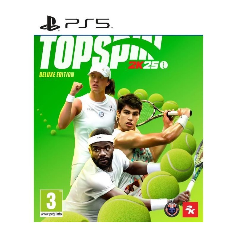 TopSpin 2K25 - Jeu PS5 - Deluxe Edition TopSpin 2K25 - Jeu PS5 - Deluxe Edition