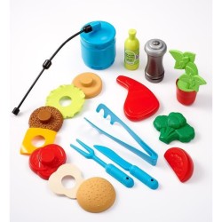 La Plancha + 12 Accessoires inclus, Jeu d'imitation, Outillage de jard