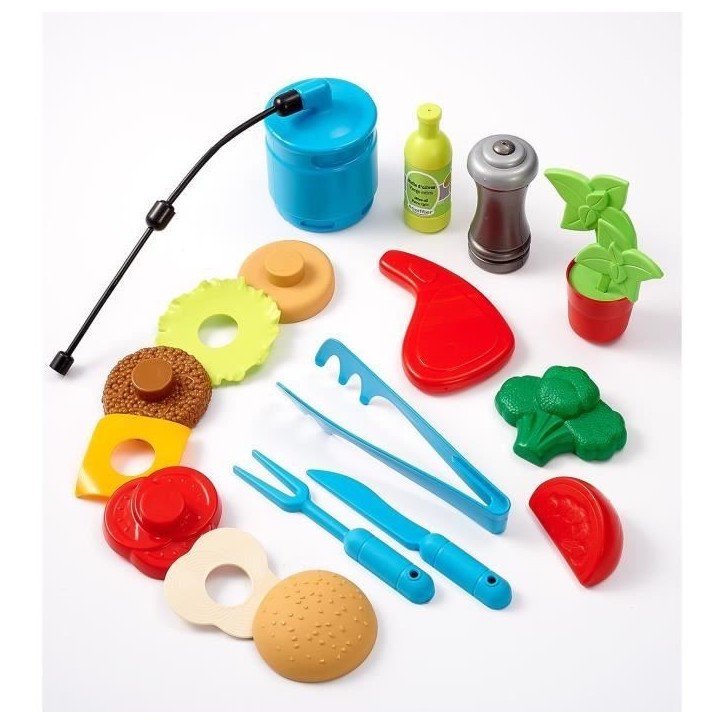 La Plancha + 12 Accessoires inclus, Jeu d'imitation, Outillage de jardin pour enfants, Jouets Ecoiffier 4669, Des 18 mois, Fabri La Plancha + 12 Accessoires inclus, Jeu d'imitation, Outillage de jardin pour enfants, Jouets Ecoiffier 4669, Des 18 mois, Fabri