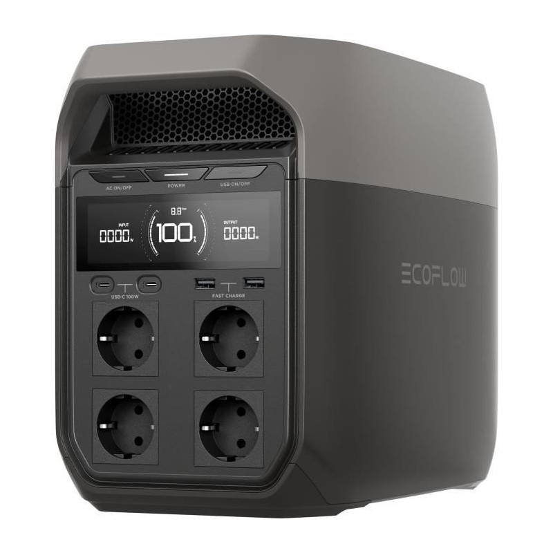 Station d'alimentation portable - EcoFlow - DELTA 3 - Batterie LiFePO4