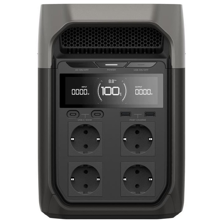 Station d'alimentation portable - EcoFlow - DELTA 3 - Batterie LiFePO4 1024Wh, sorties variées Station d'alimentation portable - EcoFlow - DELTA 3 - Batterie LiFePO4 1024Wh, sorties variées