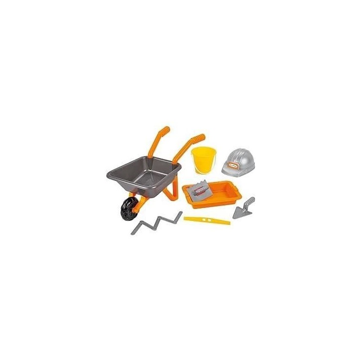 Jouet de construction - Ecoiffier - Pack maçonnerie brouette 50 cm - 8 pieces - Des 18 mois Jouet de construction - Ecoiffier - Pack maçonnerie brouette 50 cm - 8 pieces - Des 18 mois