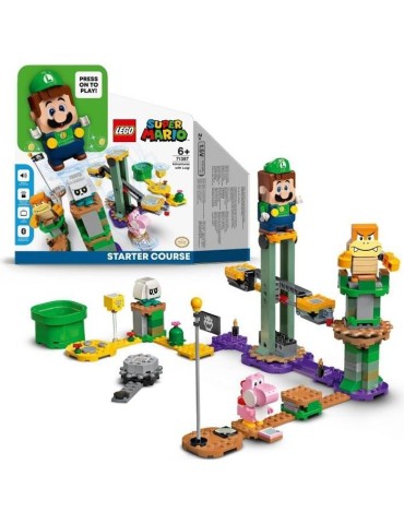 LEGO 71387 Super Mario Pack de Démarrage Les Aventures de Luigi, Jeu Interactif de Construction