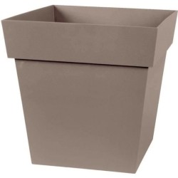 Pot de fleurs Carré 32 cm - EDA - Toscane - 22 L - 32 x 32 x H.32 cm