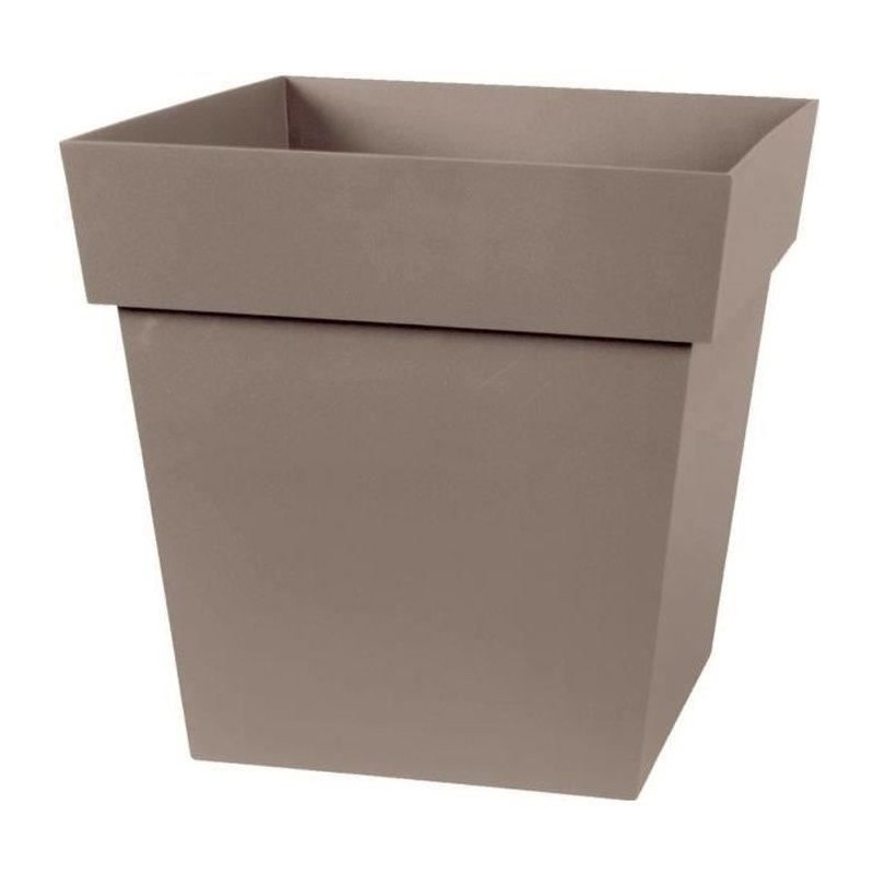 Pot de fleurs Carré 32 cm - EDA - Toscane - 22 L - 32 x 32 x H.32 cm Pot de fleurs Carré 32 cm - EDA - Toscane - 22 L - 32 x 32 x H.32 cm