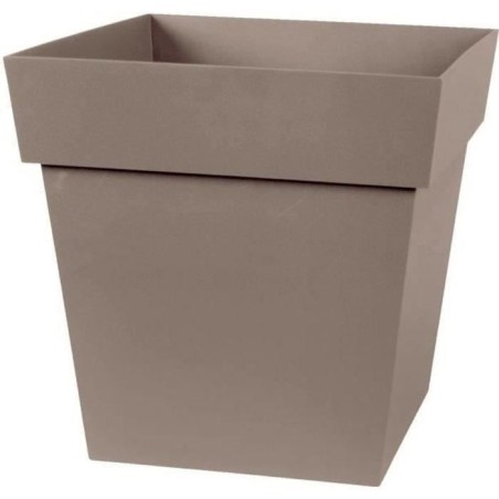 Pot de fleurs Carré 32 cm - EDA - Toscane - 22 L - 32 x 32 x H.32 cm
