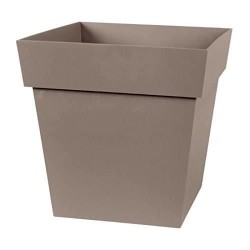Pot de fleurs Carré 32 cm - EDA - Toscane - 22 L - 32 x 32 x H.32 cm