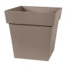 Pot de fleurs Carré 32 cm - EDA - Toscane - 22 L - 32 x 32 x H.32 cm