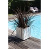 Bac a fleurs Carré 40 cm - EDA - Graphit - 31 L - 39 x 39 x H. 43 cm