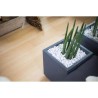 Bac a fleurs Carré 40 cm - EDA - Graphit - 31 L - 39 x 39 x H. 43 cm