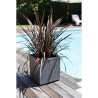 Bac a fleurs Carré 40 cm - EDA - Graphit - 31 L - 39 x 39 x H. 43 cm