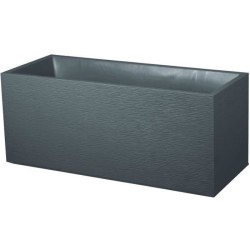 Jardiniere - EDA - Graphit - 98 L - 99,5 x 39 x H. 43 cm -Gris Anthrac