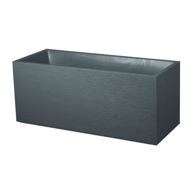 Jardiniere - EDA - Graphit - 98 L - 99,5 x 39 x H. 43 cm -Gris Anthrac Jardiniere - EDA - Graphit - 98 L - 99,5 x 39 x H. 43 cm -Gris Anthrac